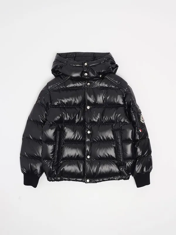 MONCLER  Piumino bambino Moncler Manaem in piuma Blu