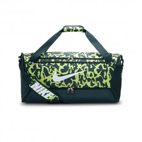Nike Borsa Palestra Brasilia Grigio Verde Uomo