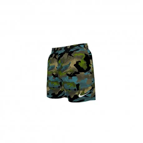 Nike Costume Boxer Camouflage Nero Bambino