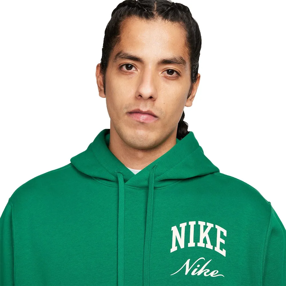 Nike Felpa Con Cappuccio Stack Pack Verde Uomo