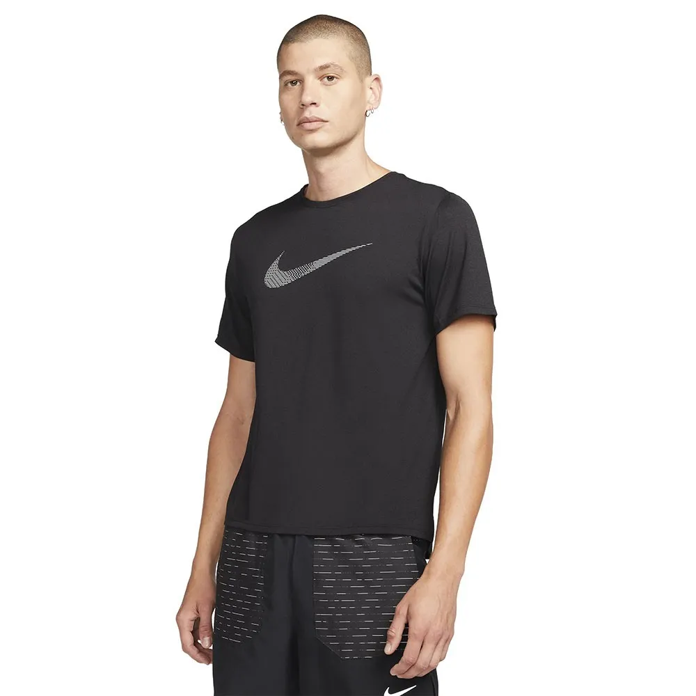 Nike Maglia Running Dvn Miler Gx Reflective Nero Uomo