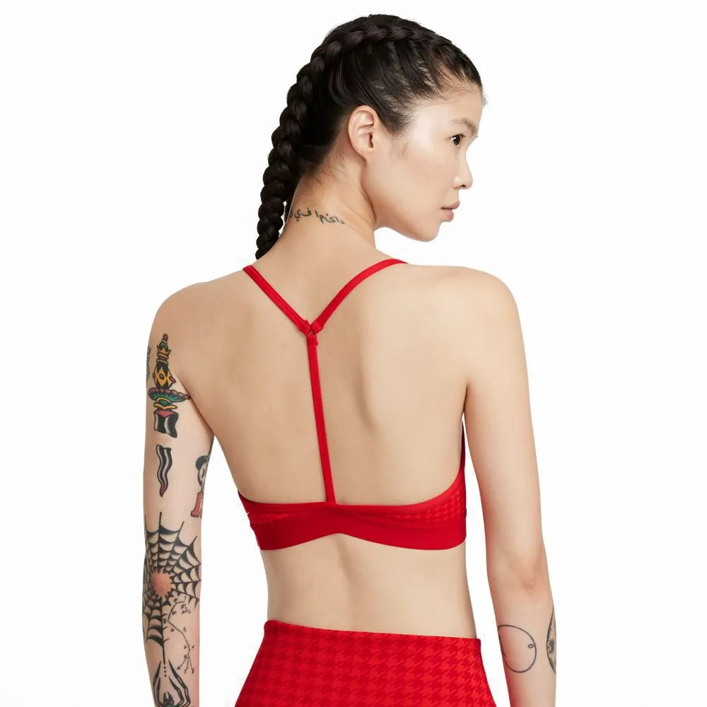 Nike Reggiseno Icon Rosso Donna