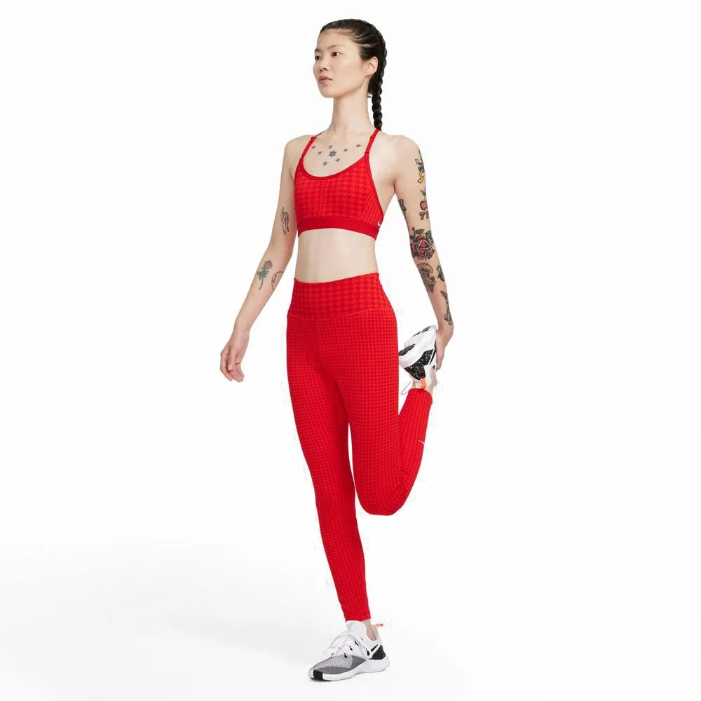 Nike Reggiseno Icon Rosso Donna