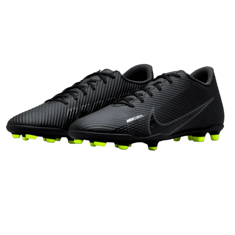 Nike Scarpa da calcio per multiterreni da uomo Vapor 15 Club FG/MG DJ5963 001 nero-giallo