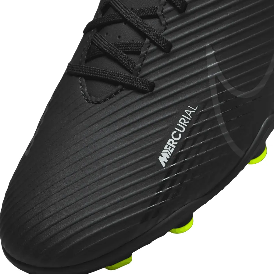 Nike Scarpa da calcio per multiterreni da uomo Vapor 15 Club FG/MG DJ5963 001 nero-giallo