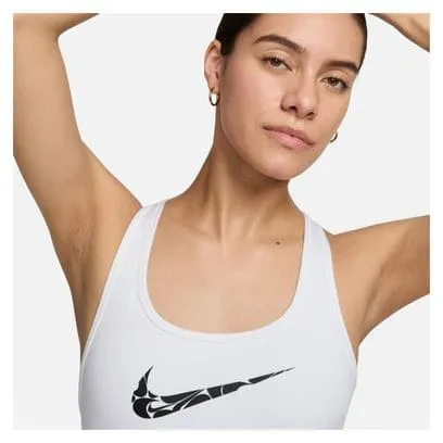 Nike Swoosh Light Support Bra White