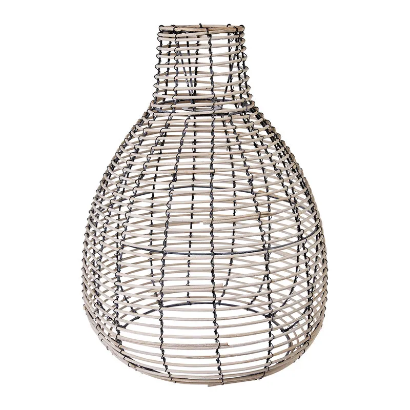 Novità Home Cappello lampada rattan cupola