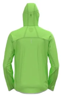 Odlo Zeroweight Dual Dry Performance Knit Running Jacket Green