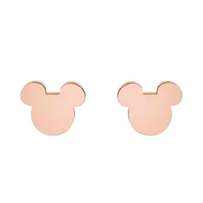 Orecchini Disney Mickey Mouse acciaio lastra rosa