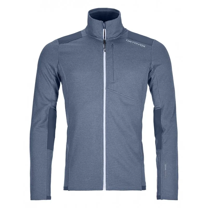 Ortovox FLEECE LIGHT GRID JACKET M NIGHT BLUE