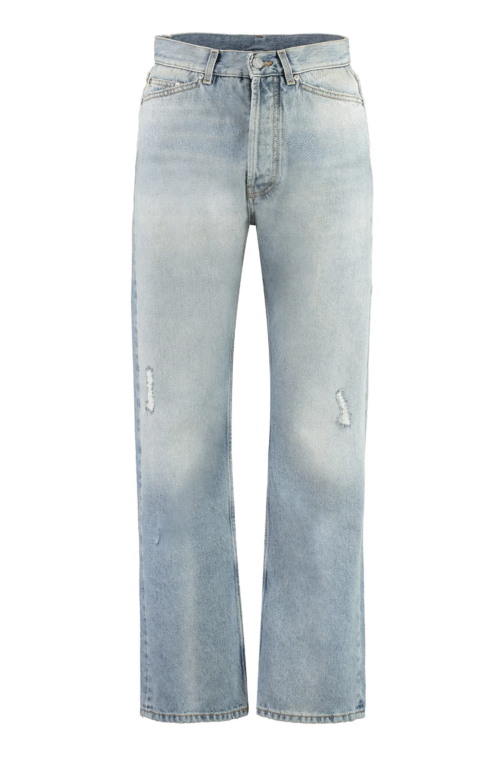 Palm Angels Jeans straight leg a 5 tasche