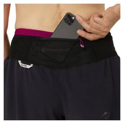 Pantaloncini Asics Fujitrail 2-in-1 Donna Nero Rosa