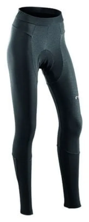 Pantaloncini con bretelle lunghi da donna Northwave Active Tight neri