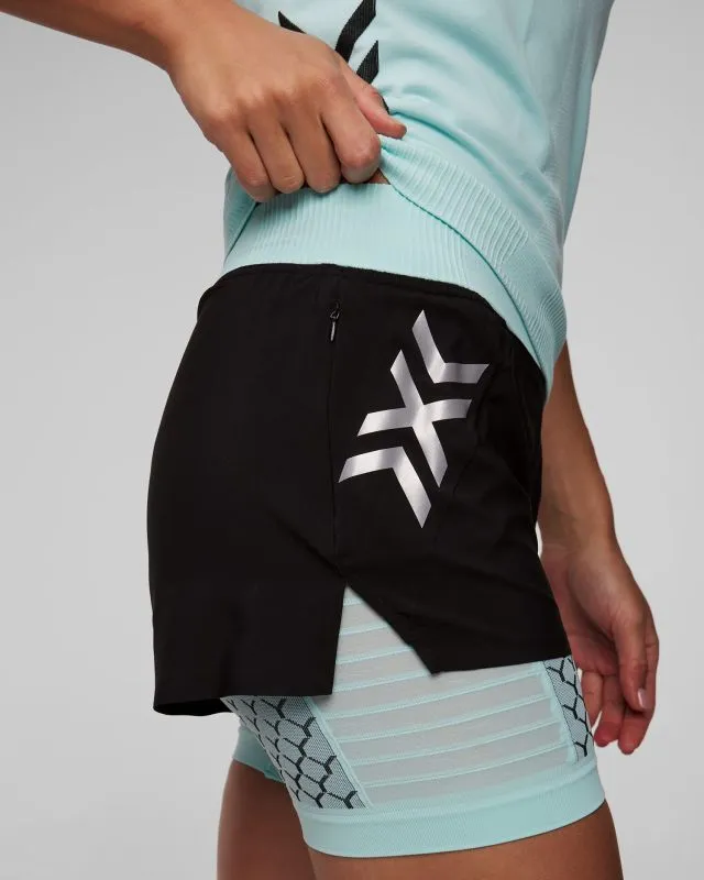 Pantaloncini da corsa da donna X-Bionic Twyce Race 2in1 Shorts