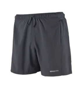 Pantaloncini da corsa da uomo Patagonia Strider Pro - 5 In (Nero)