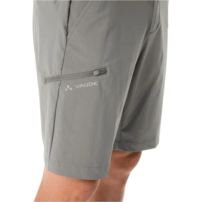 Pantaloncini Vaude farley stretch II da uomo (grigio pietra)