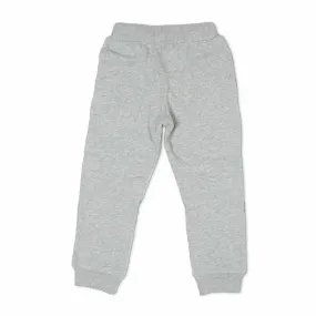 Pantalone Jogging Grigio Melange In Jersey