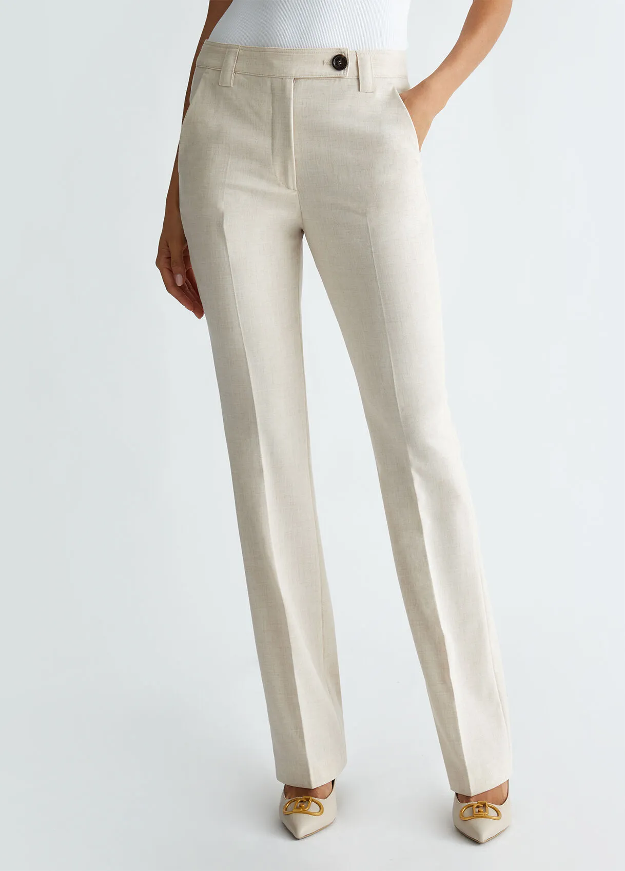 Pantaloni flare da completo
