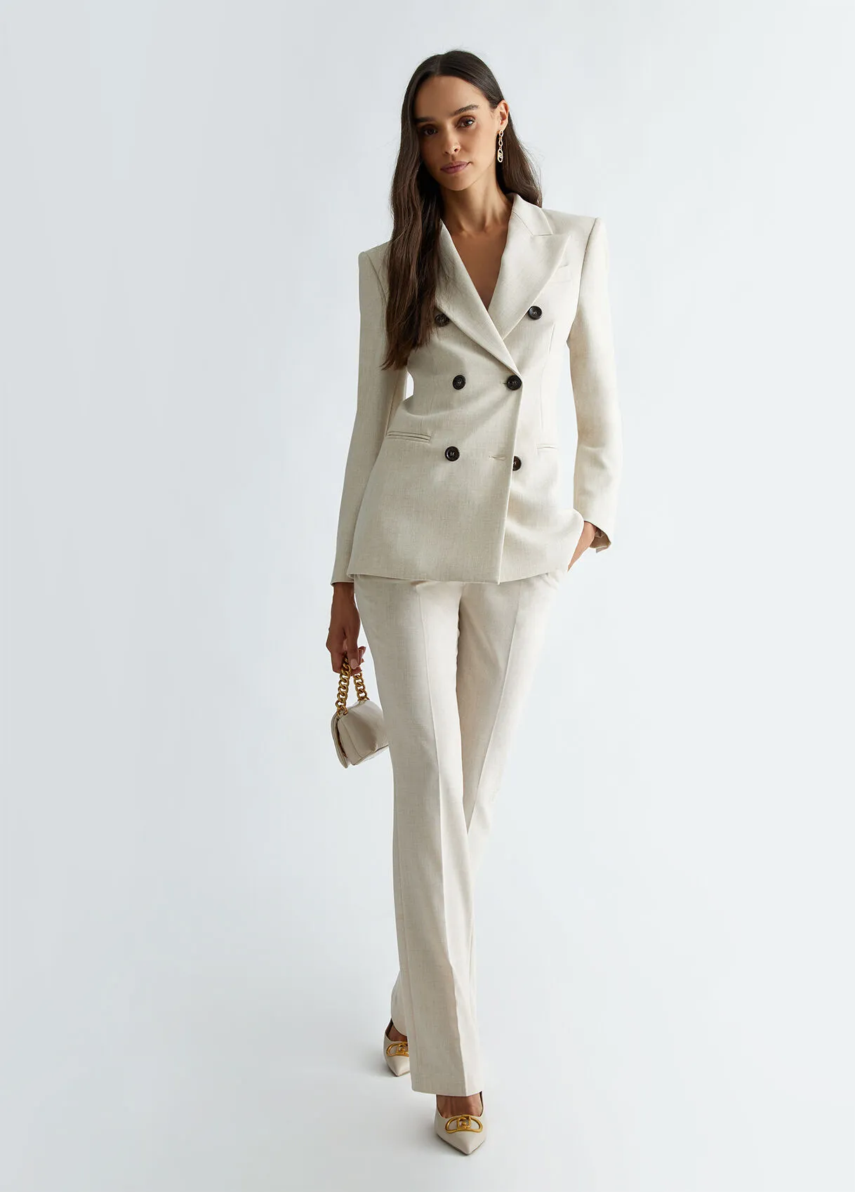 Pantaloni flare da completo