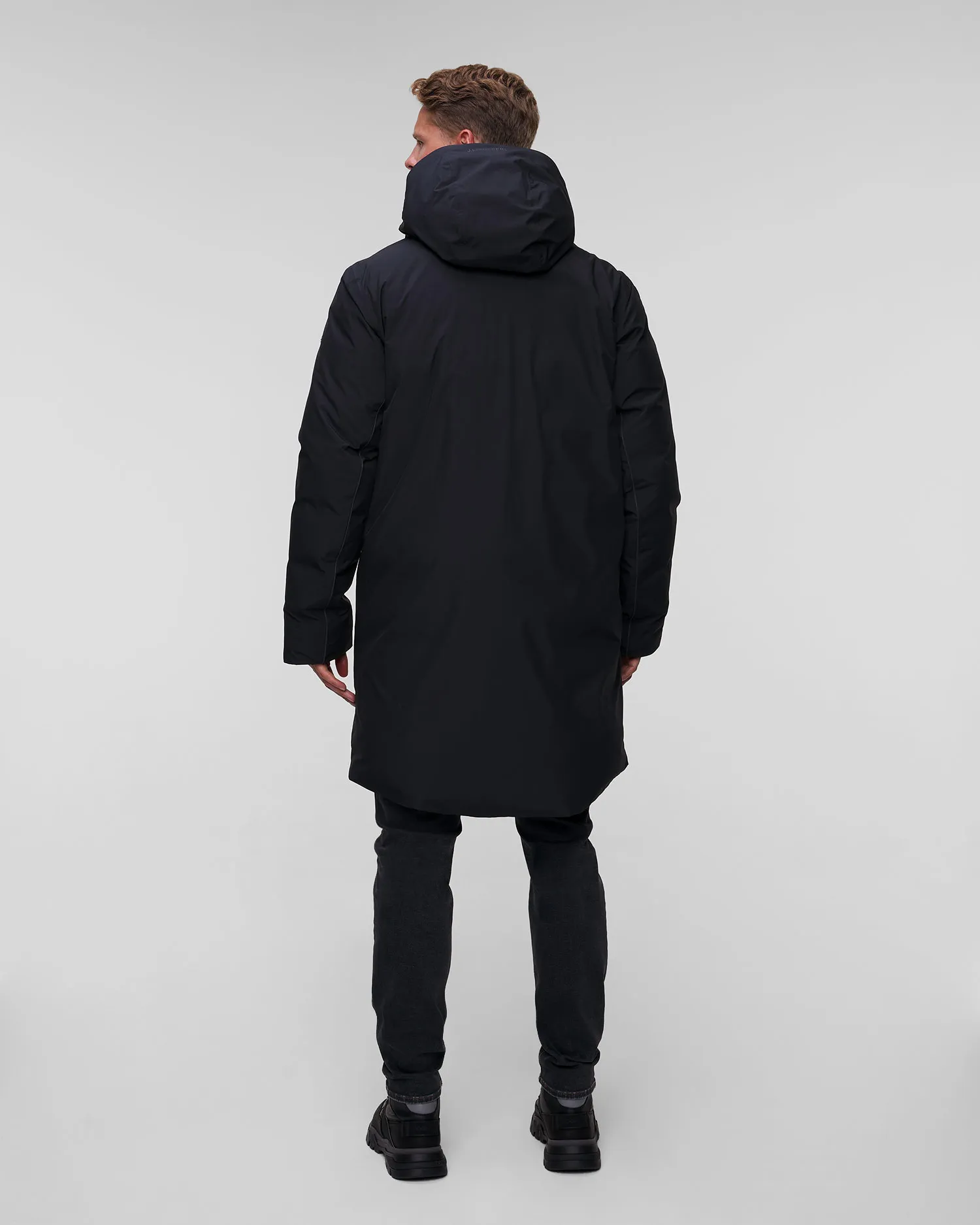 Parka nero con piumino da uomo J.Lindeberg Alon FMOW11448-9999