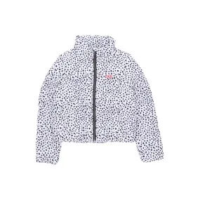 piumino ragazza foundry puffer WHITE/BLACK