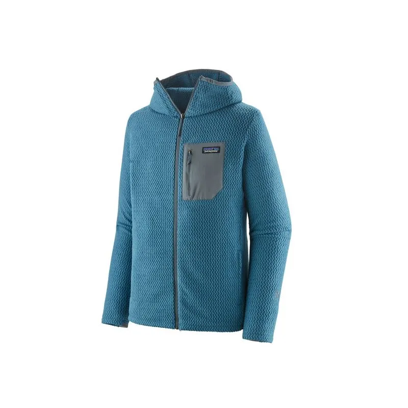 Polar Patagonia R1 Air Felpa con cappuccio (Wavy Blue) uomo