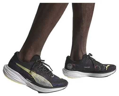 Puma Running Shoes Deviate Nitro 2 Marathon Series Black / Multicolor