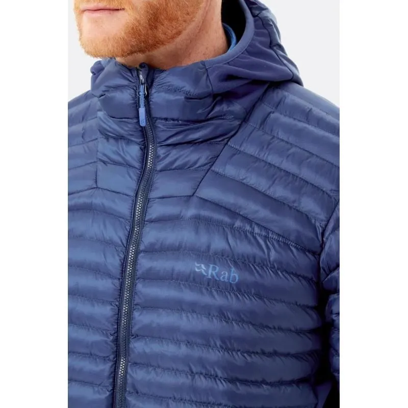 Rab Cirrus Flex 2.0 (Nightfall Blue) top isolante con cappuccio per uomo