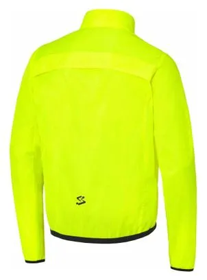 Spiuk Anatomic Unisex Windproof Jacket Fluo Yellow