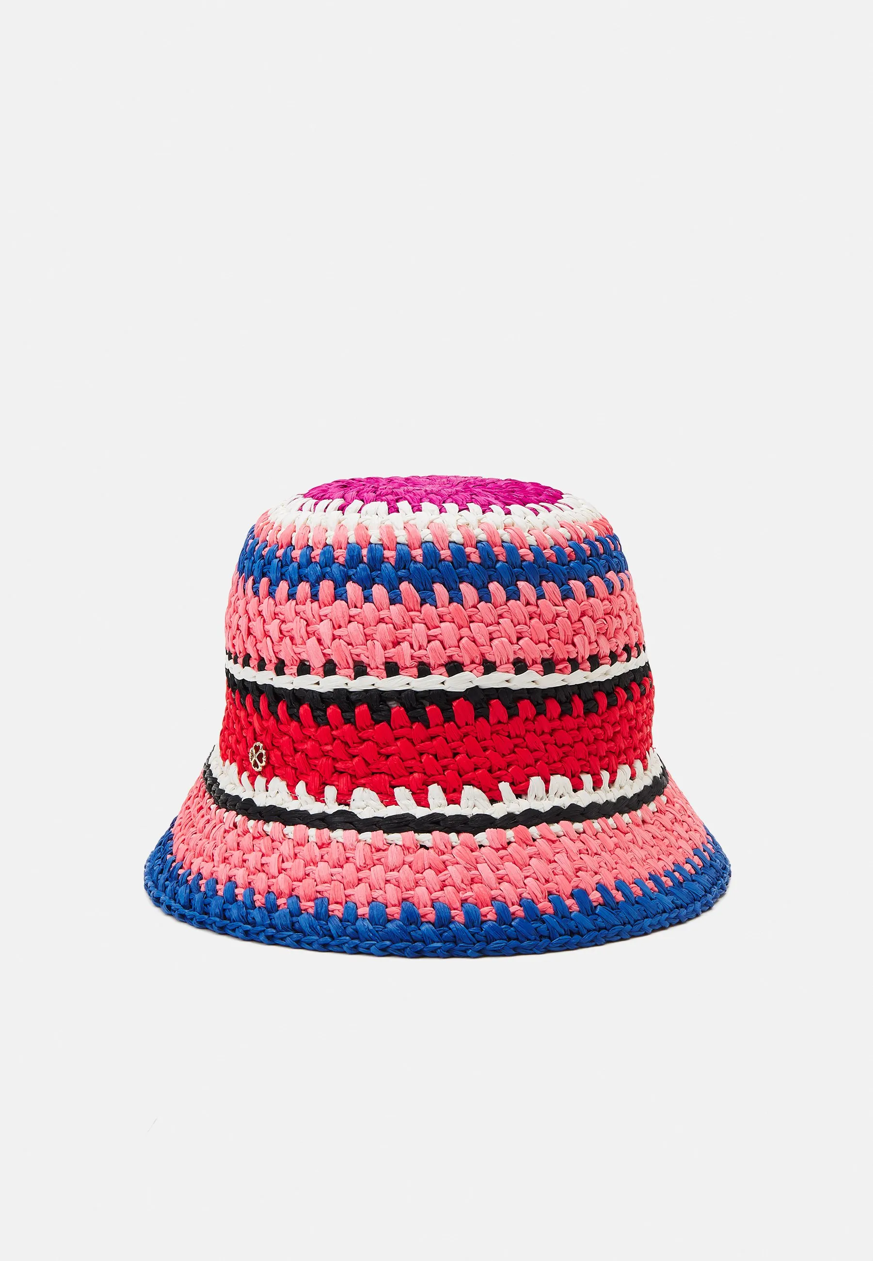 SUNNY STRIPE CROCHET CLOCHE - Cappello