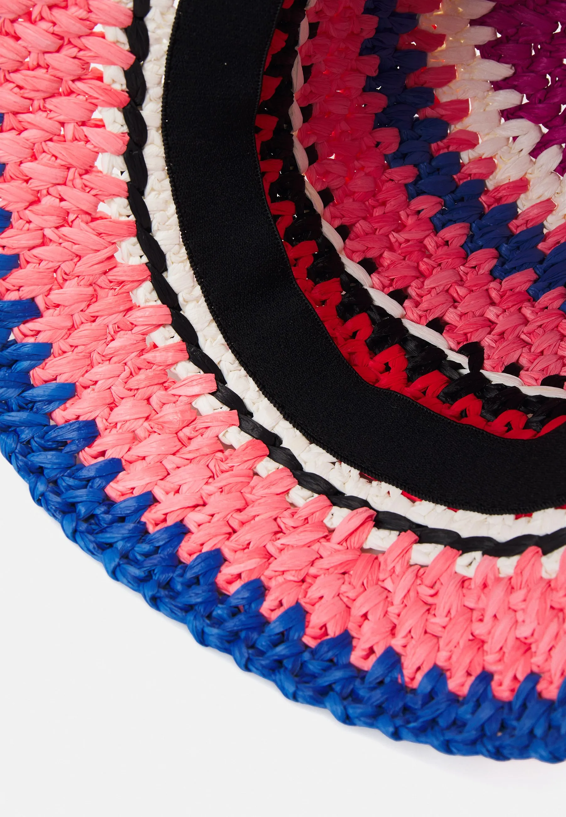 SUNNY STRIPE CROCHET CLOCHE - Cappello