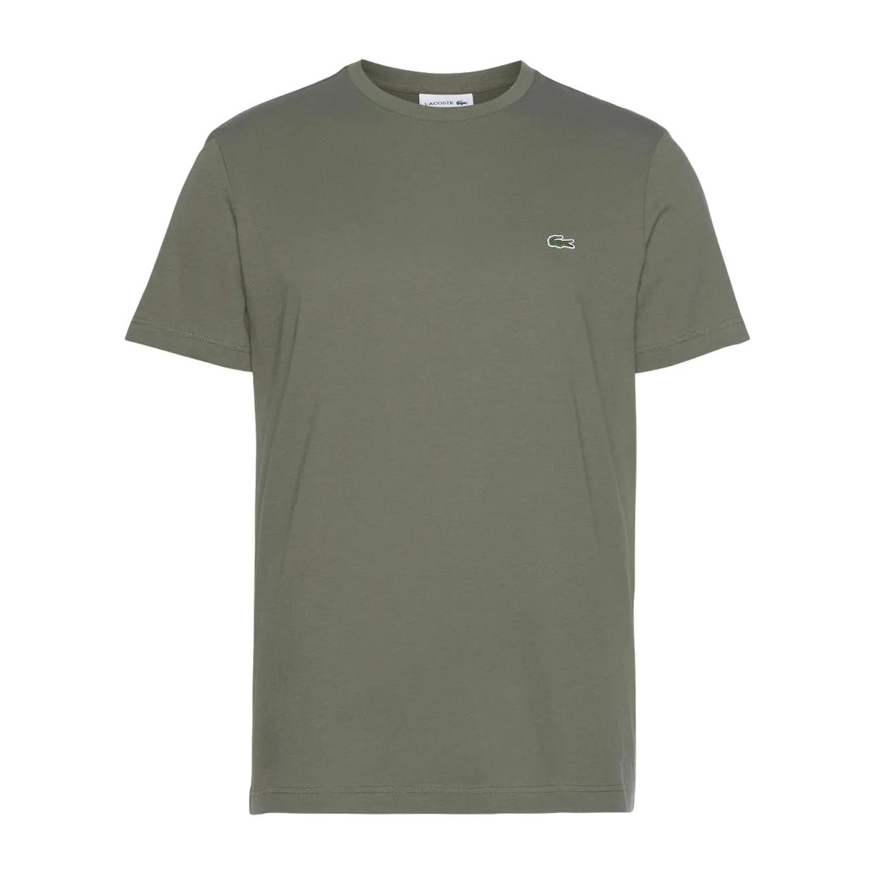 T-shirt Lacoste Girocollo Verde Militare