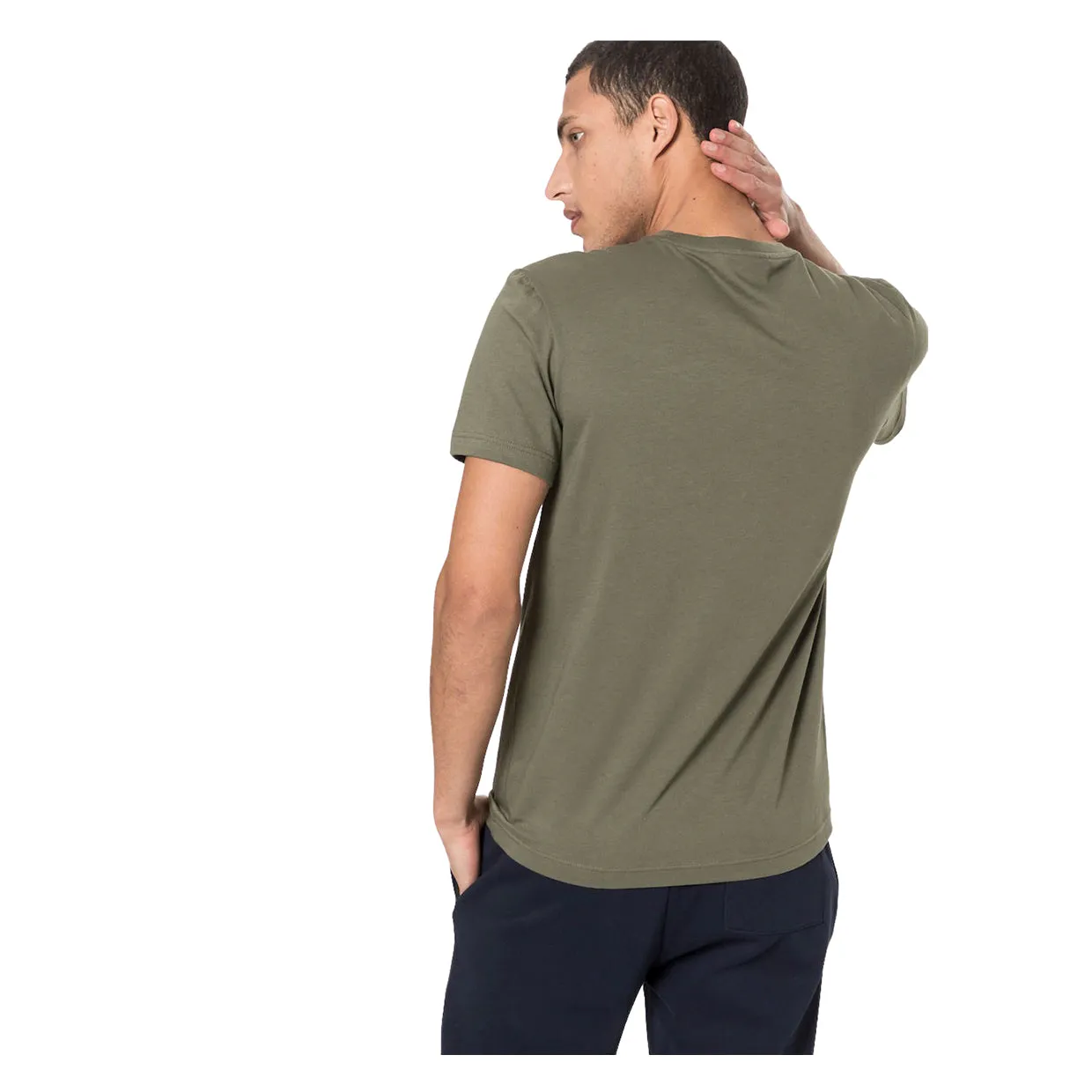 T-shirt Lacoste Girocollo Verde Militare