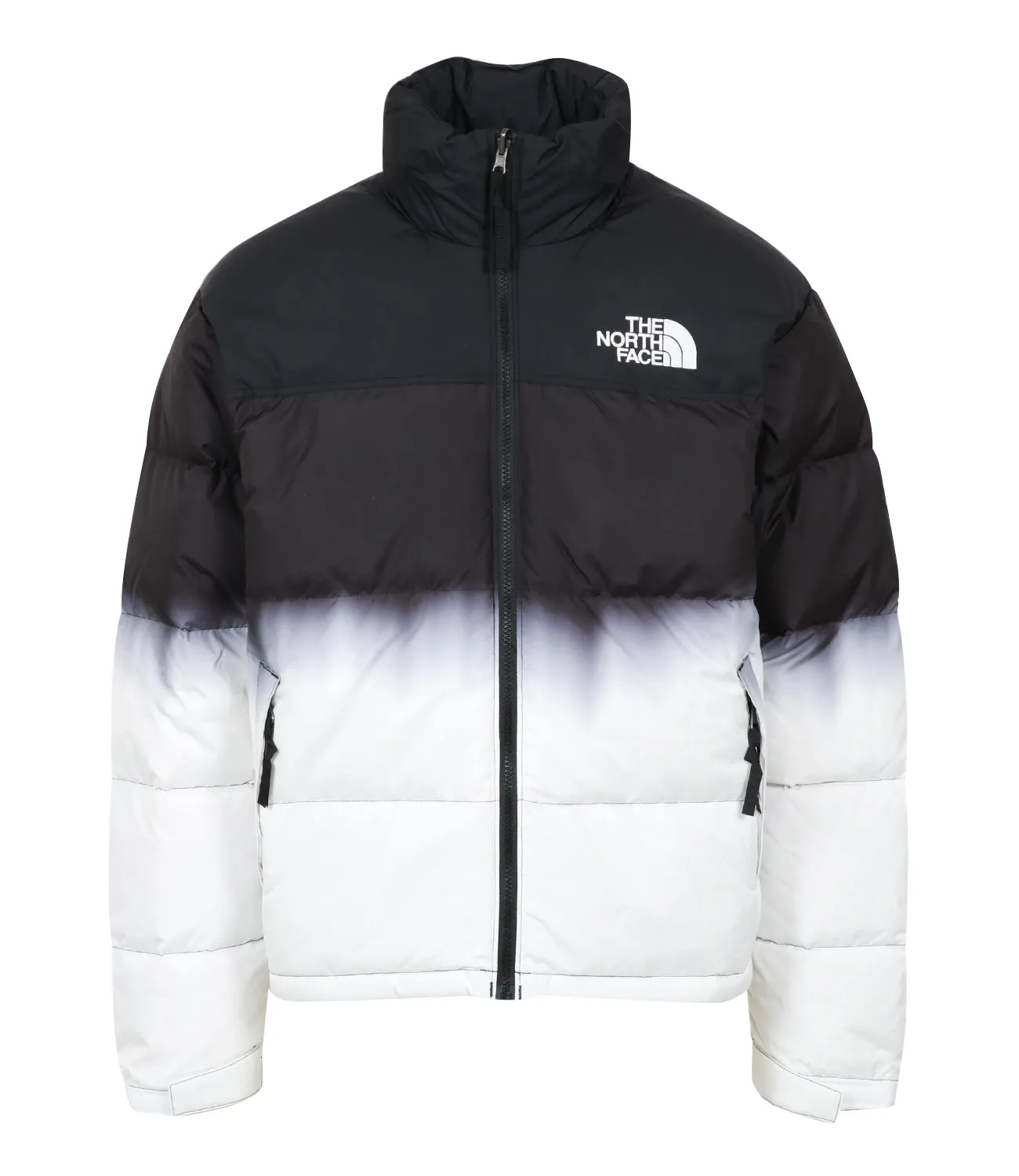 The North Face | Piumino 96 Nuptse Dip Dye Jacket Nero e Bianco