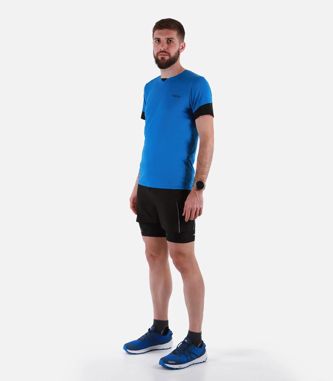 TWIN SHORT- Uomo Pantaloncini 3D-FLEX® da Trail Running