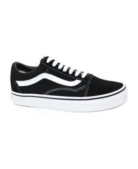 VANS OLD SKOOL 3HY281 black white nero scarpe unisex sneakers lacci tessuto