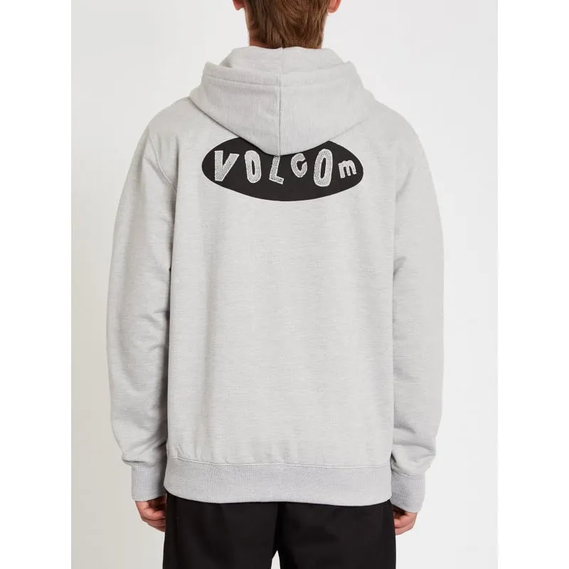 VOLCOM Supply Stone (Heather Grey) - Felpa con zip da uomo